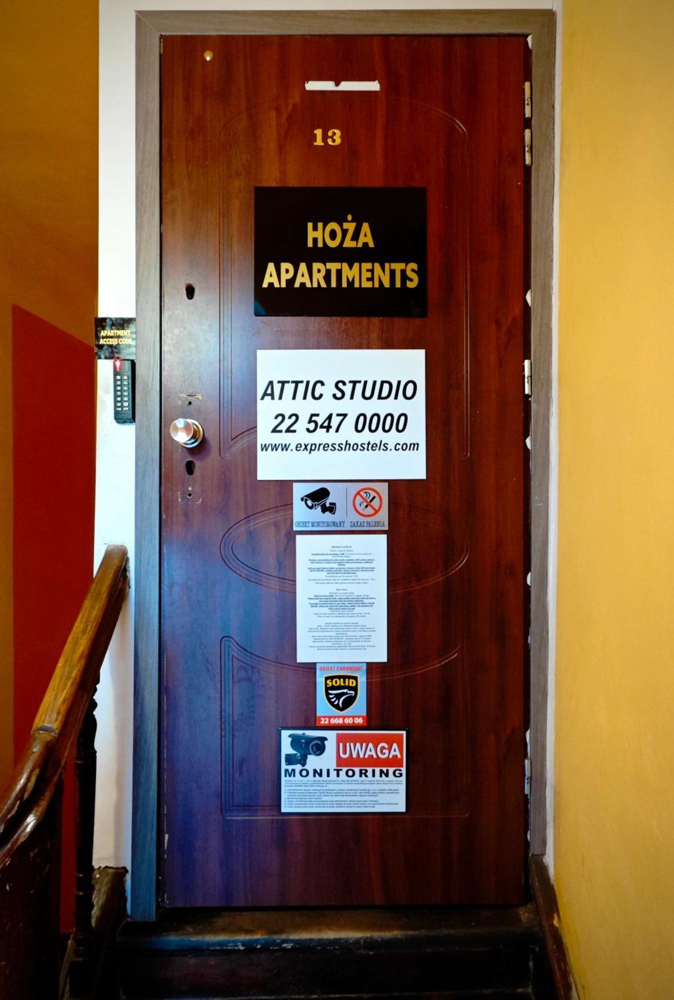 Apartamenty Hoza Attic Studio Warsaw Luaran gambar